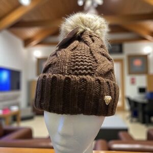 Juicy Couture Knit Pompom Beanie NWT